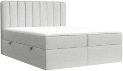 Maison de Reve Szürkésbézs kárpitozott boxspring ágy SKYFALL 200 x 200 cm (SKYFALL200_MDR_P0_MGN363_M1_MGN363_T1_L1)