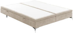 Maison de Reve FIR bézs színű, bársony kétszemélyes ágy, 200 x 200 cm, tárolóval (FIR200_MDR_P0_MV2282_M0_NF_T0_L3)