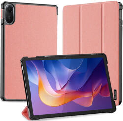 Xiaomi Redmi Pad 2 (11.0), mappa tok, Trifold, Dux Ducis Domo, rózsaszín