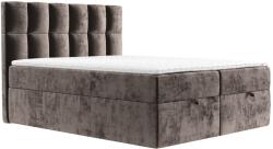 Maison de Reve Barna kárpitozott ESSENCE ágy 200 x 200 cm, boxspring (ESSENCE200_MDR_P0_LOT39_M3_LOT39_T13_L1)