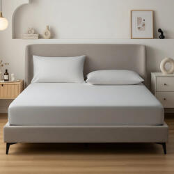 AlvásStúdió Jersey gumis lepedő Hellgrau 140-160x200 cm - matrac-vilag