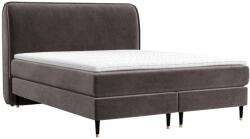 Maison de Reve OFFO barna bársony boxspring ágy 180 x 200 cm (OFFO180_MDR_P0_TNW26_M1_TNW26_T3_L5)