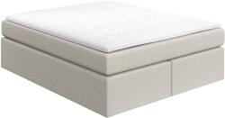 Maison de Reve Világos bézs kárpitozott boxspring ágy CHESTNUT 140 x 200 cm (CHESTNUT140_MDR_P0_MGN353_M1_MGN353_T1_L1)