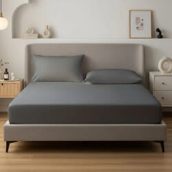 AlvásStúdió Jersey gumis lepedő Schiefer 140-160x200 cm - matrac-vilag