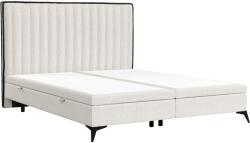 Maison de Reve Világos bézs kárpitozott ADRON kétszemélyes ágy 180 x 200 cm ágyneműtartóval (ADRON180_MDR_B1_ALT01_M0_NF_T0_L4)