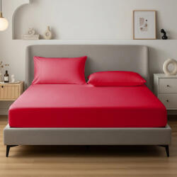 AlvásStúdió Jersey gumis lepedő Karmin 70x140 cm - matrac-vilag