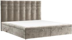 Maison de Reve Bézs színű, kárpitozott, kétszemélyes CLUBHOUSE ágy 180 x 200 cm méretben, tárolóval (CLUBHOUSE180_MDR_P0_LOT30_M0_NF_T0_L10)