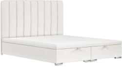 Maison de Reve Világos bézs kárpitozott kétszemélyes ágy SWANKY 200 x 200 cm ágyneműtartóval (SWANKY200_MDR_P0_ALT01_M0_NF_T0_L10)