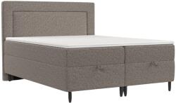 Maison de Reve Barna kárpitozott NEA ágy 140 x 200 cm, boxspring (NEA140_MDR_P0_BBL04_M3_BBL04_T13_L32)