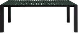 mindo Sötétzöld alumínium, kihúzható kerti asztal Mindo 111 162/199 x 90 cm (30056-014)