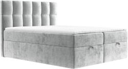 Maison de Reve Világosszürke kárpitozott ágy ESSENCE 160 x 200 cm, boxspring (ESSENCE160_MDR_P0_LOT06_M3_LOT06_T13_L1)