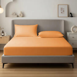 AlvásStúdió Jersey gumis lepedő Orange 200-220x200 cm - matrac-vilag