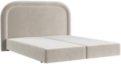 Maison de Reve Bézs bársony boxspring ágy HAVANA 160 x 200 cm (HAVANA160_MDR_P0_TNW13_M1_NF_T0_L25)