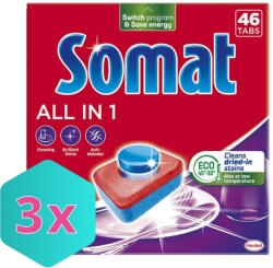 Somat mosogatógép kapszula Allin1 46db/csg KARTON - 3 db (K9000101577228)