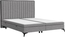 Maison de Reve Sötétszürke kárpitozott ADRON kétszemélyes ágy 160 x 200 cm ágyneműtartóval (ADRON160_MDR_B1_ALT16_M0_NF_T0_L4)