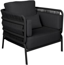 mindo Fekete szövet kerti szék No. 106 Mindo (30032-070-481)