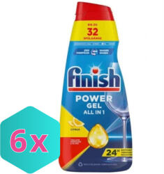 Finish Power Gel All In 1 gépi mosogatógél 650ml KARTON - 6 db (K4251758427717)
