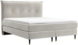 Maison de Reve DUNA bézs színű, bársony boxspring ágy 160 x 200 cm (DUNA160_MDR_P0_TNW06_M1_TNW06_T1_L5)