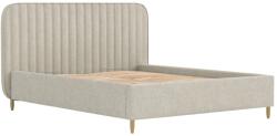 Maison de Reve Szürkésbézs kárpitozott kétszemélyes ágy NOTO 160 x 200 cm ágyneműtartóval (NOTO160_MDR_P0_ALT03_M0_NF_T0_L26)