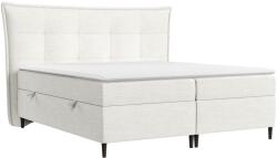Maison de Reve Krémes fehér kárpitozott boxspring ágy SINAI 180 x 200 cm (SINAI180_MDR_P0_MDO492_M3_MDO492_T13_L59)