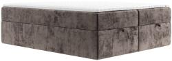Maison de Reve Barna kárpitozott FREJA boxspring ágy 160 x 200 cm (FREJA160_MDR_P0_LOT39_M3_LOT39_T13_L1)