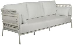 mindo Szürke-fehér szövetből készült háromszemélyes kerti kanapé No. 106 Mindo 250 cm (30030-010-049)