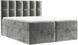 Maison de Reve Szürke kárpitozott boxspring ágy ESSENCE 180 x 200 cm (ESSENCE180_MDR_P0_LOT09_M3_LOT09_T13_L1)