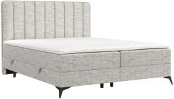 Maison de Reve Világos bézs kárpitozott boxspring ágy AGGAZ 180 x 200 cm (AGGAZ180_MDR_P0_MDO481_M1_MDO481_T3_L4)