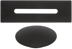 Water Fun Acél || túlfolyó- és lefolyó takaró szett szabadon álló kádhoz, black (KBL-001) - waterfun - 9 990 Ft