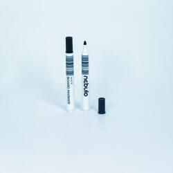 Nebulo Táblamarker 2-3mm, kúpos Nebulo fekete (WBM/TM-WB568-BLACK) - cartridge