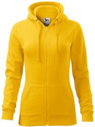 MALFINI Hanorac damă Trendy Zipper - Galbenă | L (4110415)