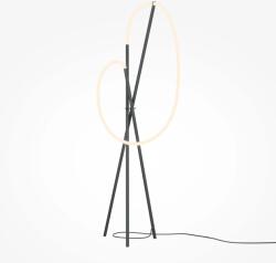 Maytoni Lampadar Maytoni Crochet, H16, 2cm, 36W LED, aluminiu negru (MOD369FL-L36B3K)