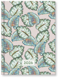 VECTRALINE Határidőnapló VECTRALINE Color flexi leaves B/6 napi fehér lapos 2026 - papir-bolt