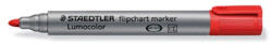 STAEDTLER Táblamarker Staedtler Lumocolor flipchart kerek piros (356-2)
