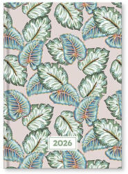 VECTRALINE Határidőnapló VECTRALINE Color flexi leaves A/5 napi fehér lapos 2026 - papir-bolt