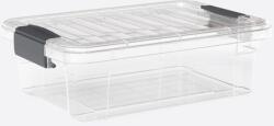 Dunya Plastik Tárolódoboz tetővel - átlátszó, 21, 5 L (Lock&Keep)