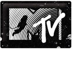 Nostalgic Art MTv "Moonman" dombornyomott fémplakát 20 x 30 cm "22382 (22382)