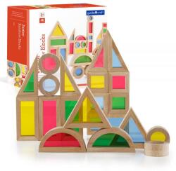 Guidecraft Junior Rainbow Blocks set 40 piese, Guidecraft (G3083)