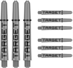 Target Darts Dart szár közepes Target Pro Grip Tag 41mm, szürke-fekete multi-pack (készlet erejéig)