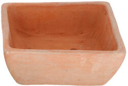 Esschert Design Terrakotta virágcserép, szögletes, 23, 5 x 23, 5 x 9 cm (AT05L)