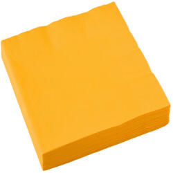 Amscan Szalvéták - sárga 33 x 33 cm 20 db