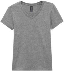 Gildan GIL64V00-EX rövid ujjú V-nyakú softstyle Női póló RS Sport Grey-2XL (gil64v00-exsp-2xl)