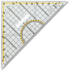  Háromszög 45/177 KTR fogantyúval (műszaki kellékek KOH-I-NOOR)