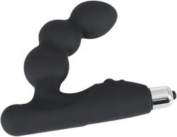 Rebel Bead-shaped - vibrator pentru prostată și perineu, negru
