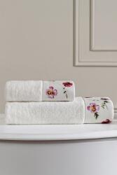 Tivolyo Home AMARO törölköző és fürdőlepedő ajándékszett, 2 db Fehér / White Szett (klasszikus 50 x 100 cm-es törölköző, 75 x 150 cm-es fürdőlepedő)