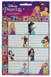  Disney Hercegnők - 16 darabos füzetcímke szett (GIM77116249)