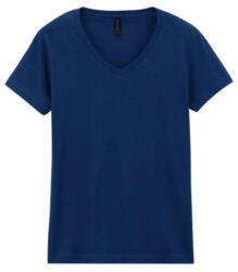Gildan GIL64V00-EX rövid ujjú V-nyakú softstyle Női póló Navy-2XL (gil64v00-exnv-2xl)