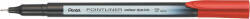 Pentel Tűfilc, 0, 4 mm, PENTEL "Pointliner", piros (S40-B)