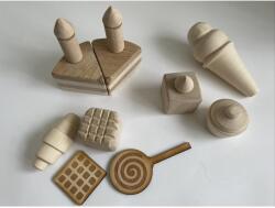 Golen Natúr fa játék - Cukrászda szett