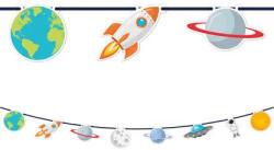  Űr Rocket Space füzér, dekoráció (PNN90623)